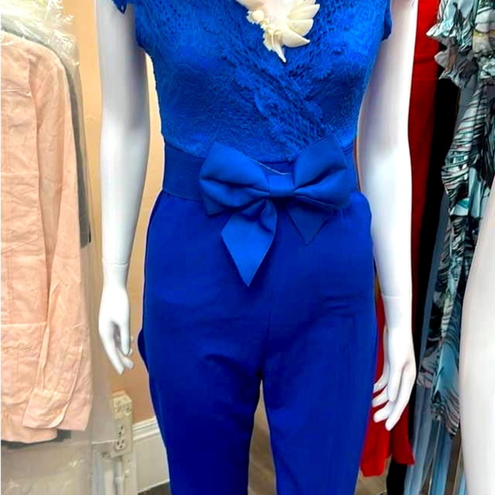Blue women’s jump suit
